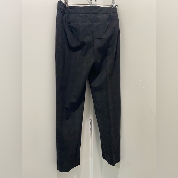 Like new black print slacks size 2 - Picture 2 of 4